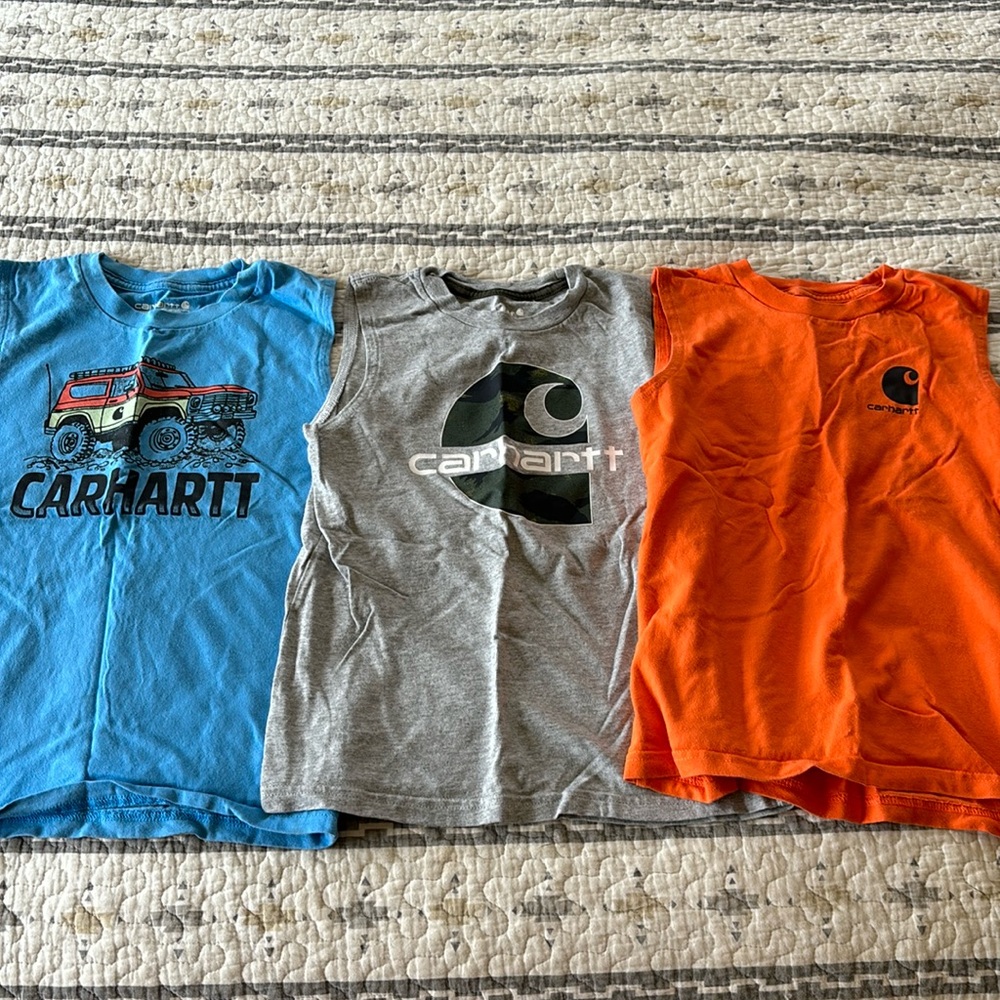 Carhartt size 6-7 tank tops